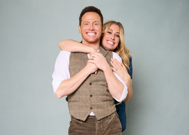 Stacey Solomon and husband Joe Swash couple photo.